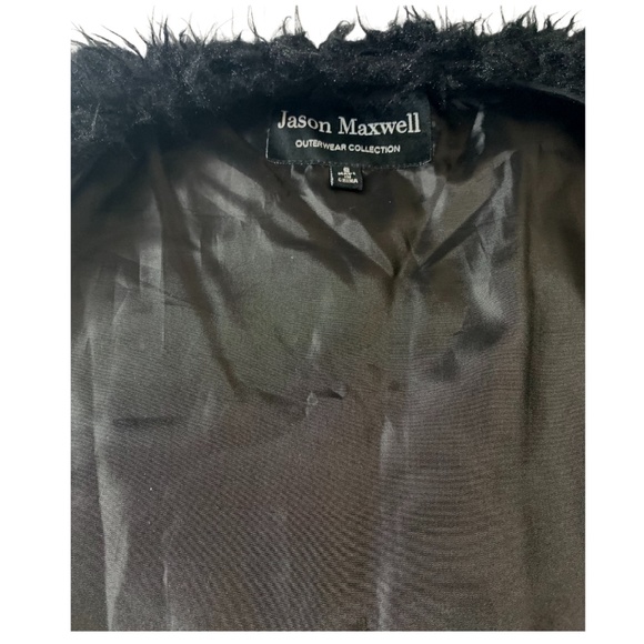 BLACK LONG FAUX FUR (really soft) VEST! - Picture 3 of 6